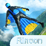 Base Jump Wing Suit Flying 